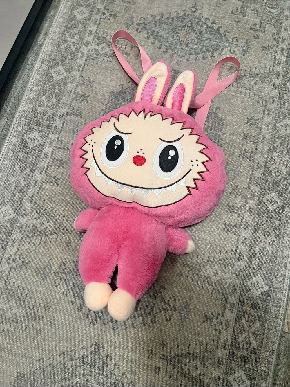 Labubu plush backpack